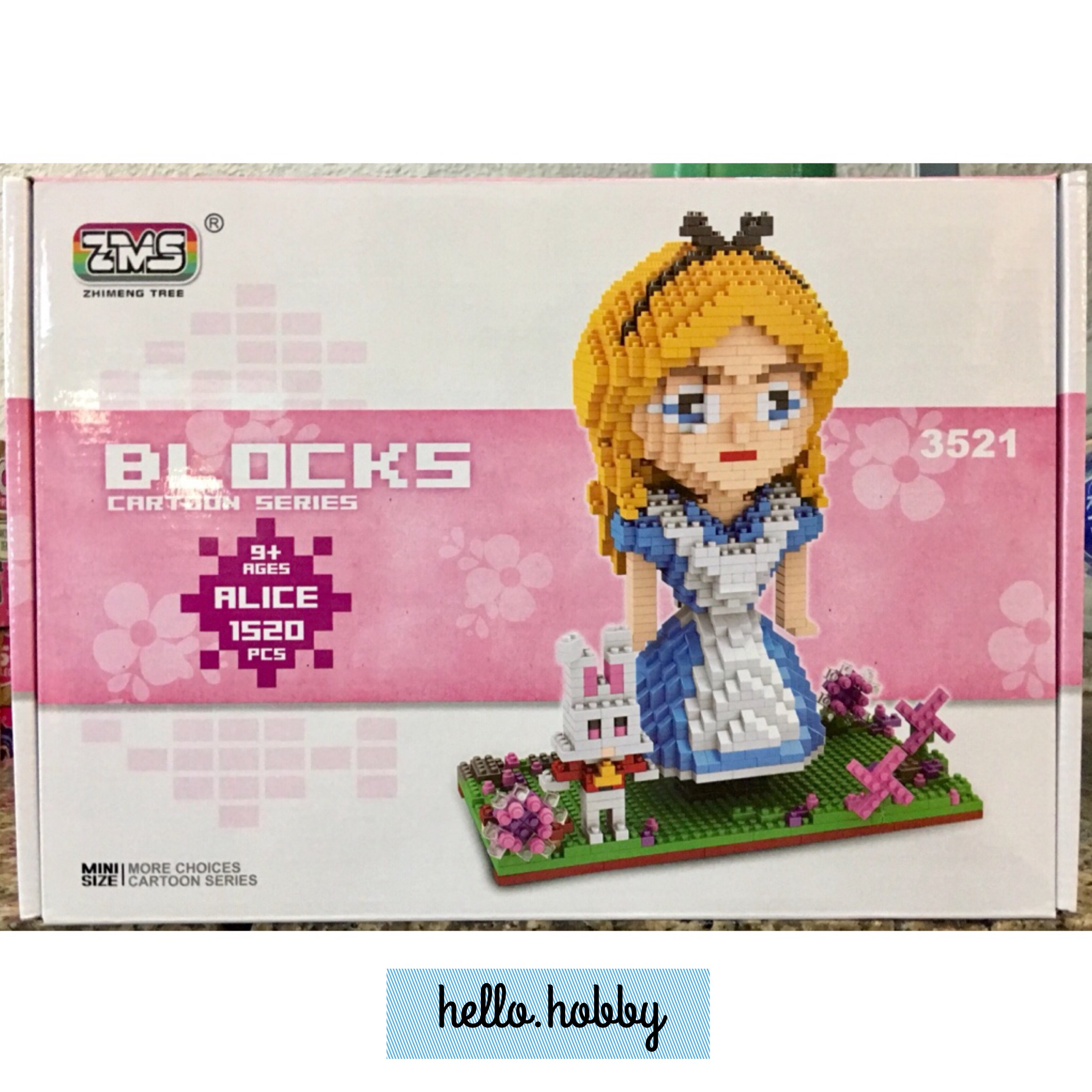 ZMS 3521 Disney Princess Alice in Wonderland 1520pcs
