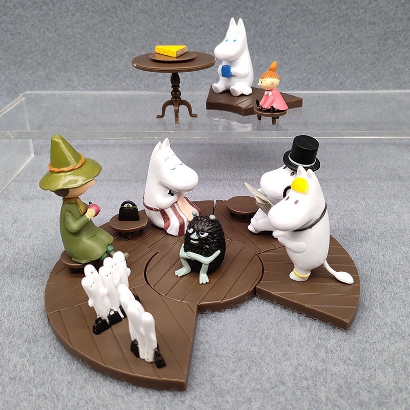 Moomin Valley - Round Table by Taito (Set of 8)