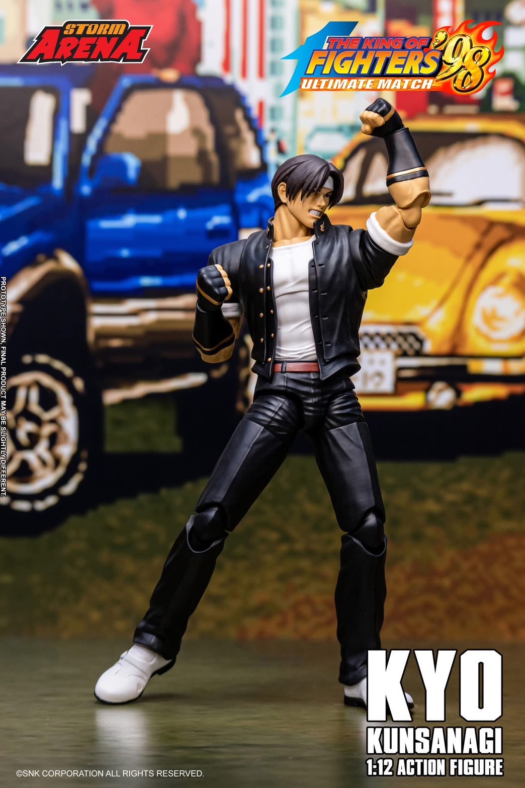 Pre-order : STORM ARENA The King Of Fighter’s 98um Kyo Kusanagi 1/12 Scale Action Figure by Storm Collectibles