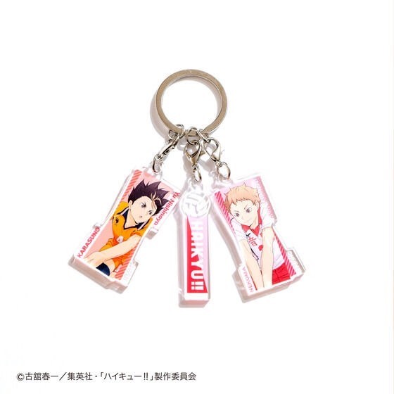 PRE-ORDER : Haikyu!! 3-piece Small Acrylic Keychain