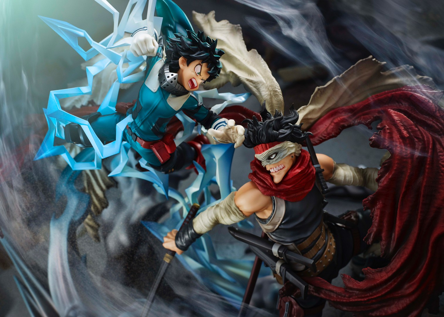 Pre-order : S-FIRE My Hero Academia Super Situation Figure: Izuku Midoriya vs. Stain by Takara Tomy