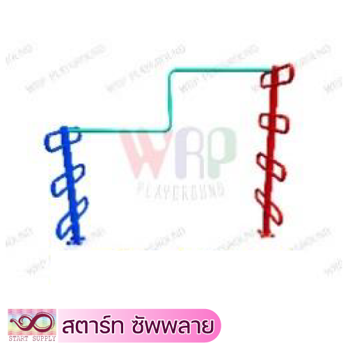 บาร์โหนปีนป่ายและยืดตัว2ระดับ