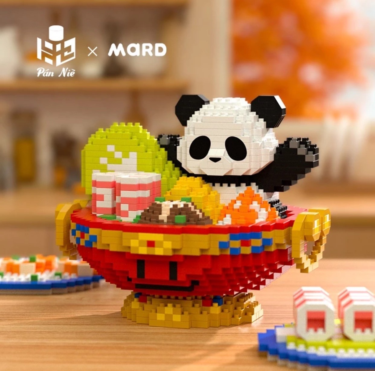 pen nie x Mard 6068 Panda Hot Pot 2236pcs