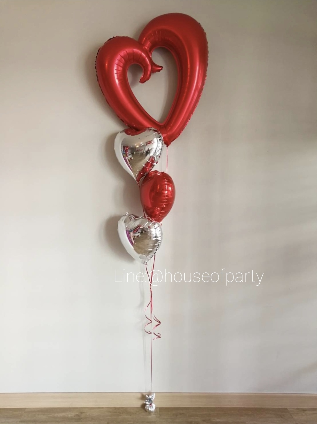 Set ลูกโป่งฟอยล์ Valentine เริ่มต้น 139 บ.