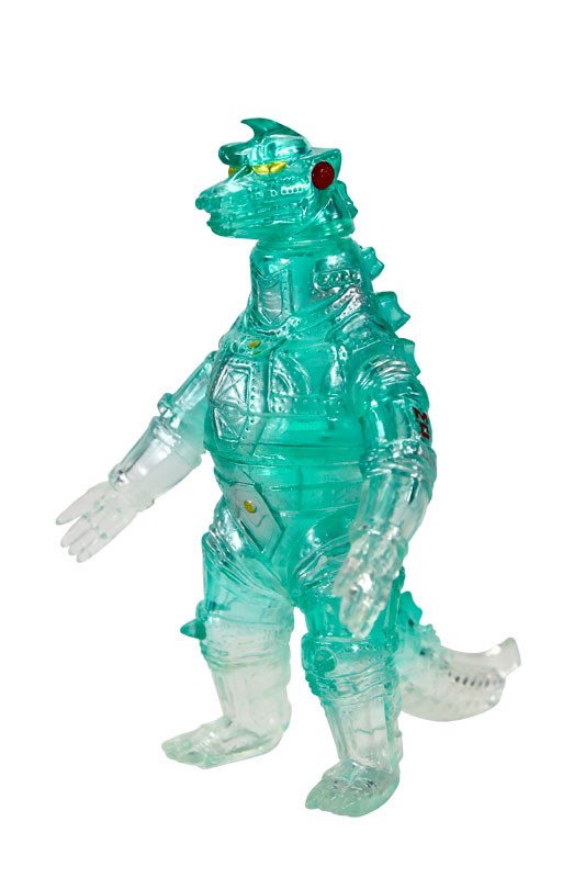 Godzilla - CCP Middle Size Series Godzilla EX Vol.5 Mechagodzilla (1974) Clear Green Ver. Soft Vinyl by CCP (Lot JP)