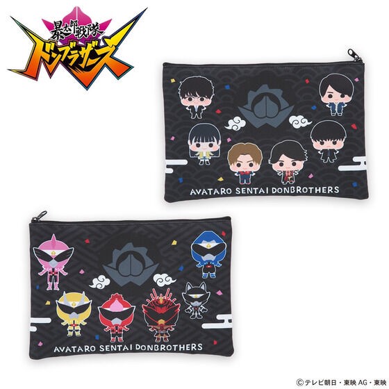 PRE-ORDER : Avataro Sentai Donbrothers Deformed Flat Pouch