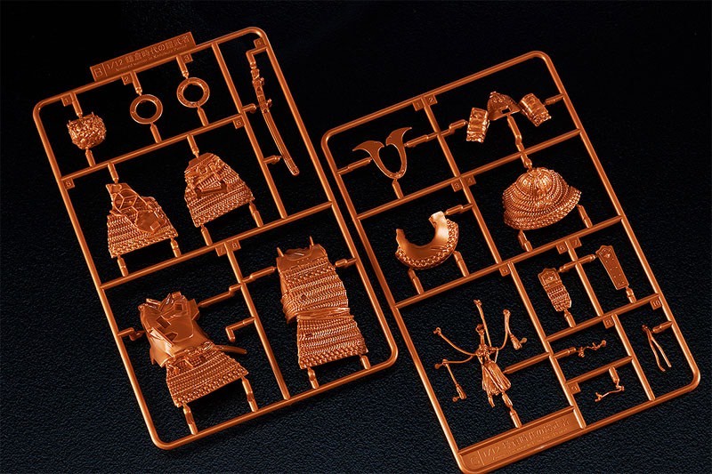 Pre-order : 1/12 PLAMAX Kamakura Period Armored Warrior: Gold / Silver / Copper Color Edition Plastic Model Kit by Max Factory