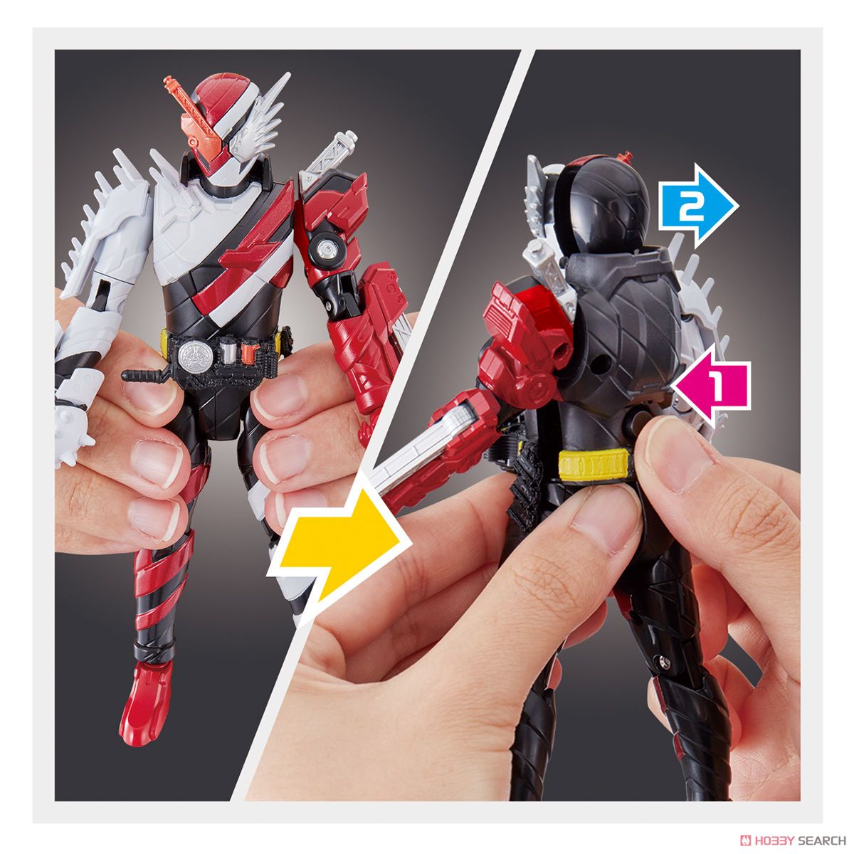 Masked Rider Build - BCR05 KR Build Fire Hedgehog Form by Bandai