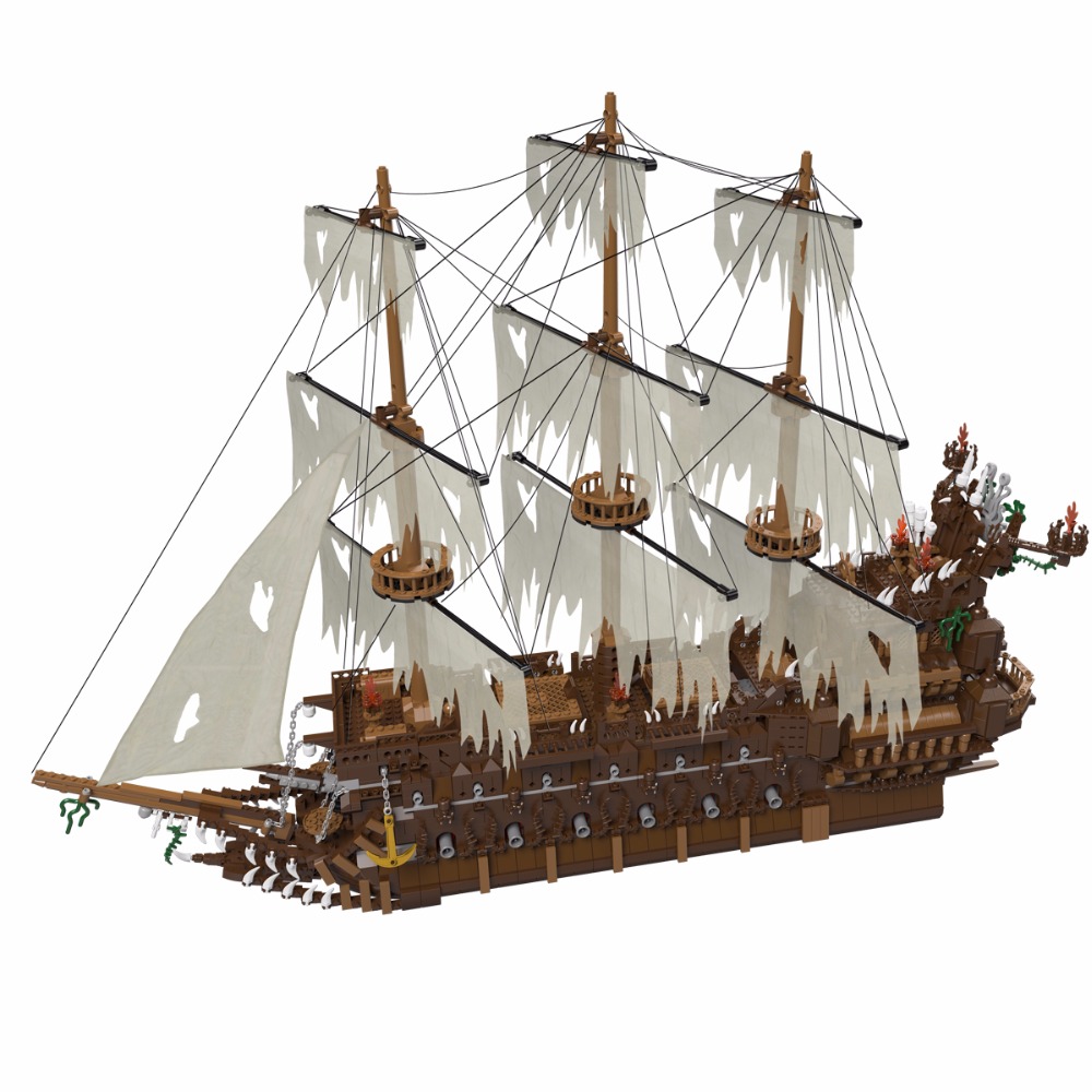 Lepin 16016 Pirates of the Carribean Flying Dutchman 3652pcs