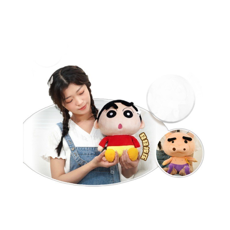 Crayon Shinchan & Buriburi Zaemon Fun Series Plush by LCDX
