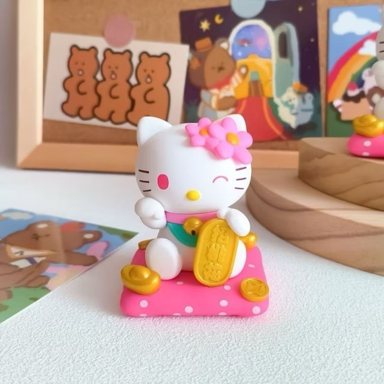 โมเดลคิตตี้กวัก Sanrio - Hello Kitty Lucky and Rich Series (Set of 6)