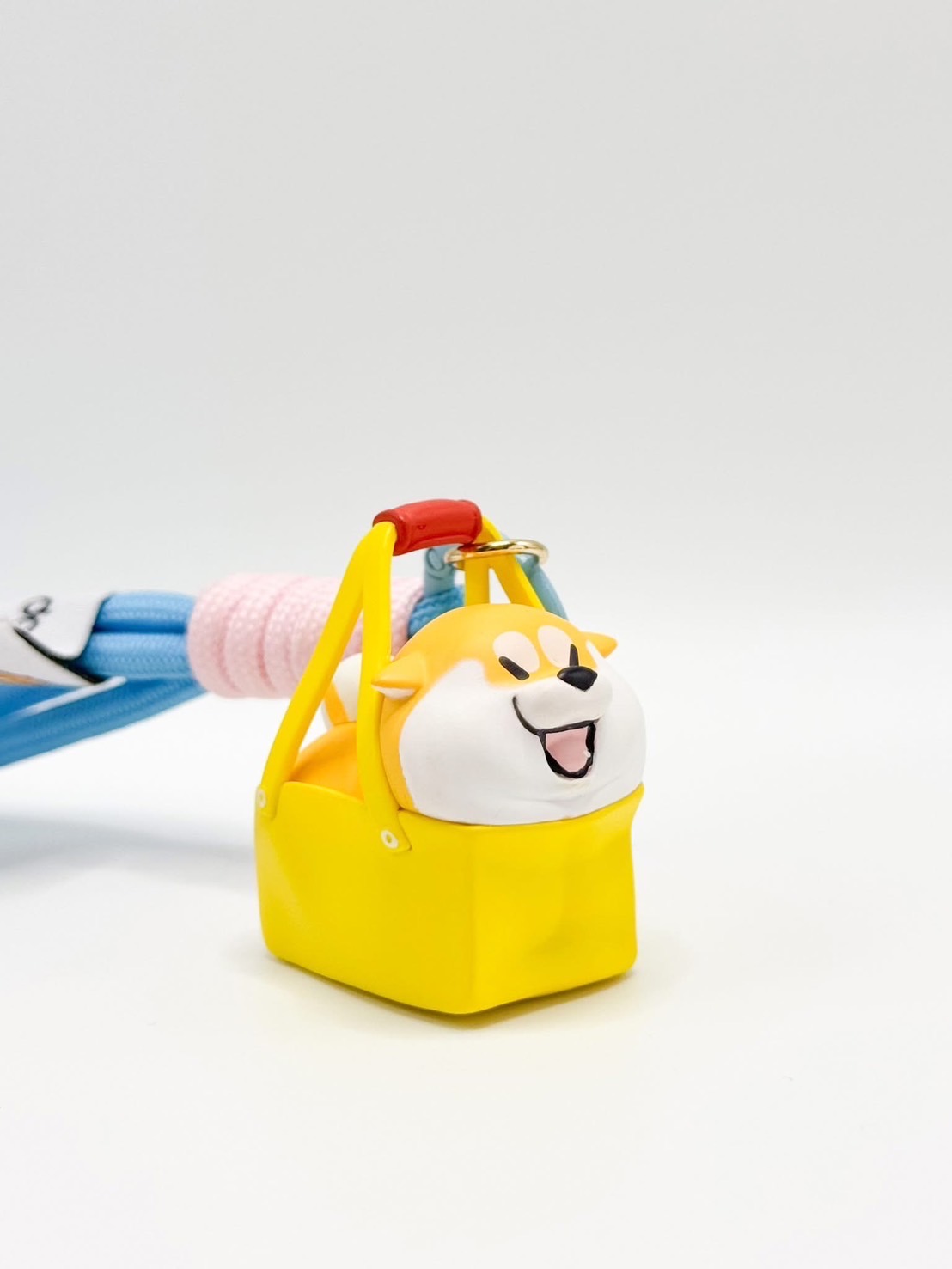 พวงกุญแจ ลิขสิทธิ์แท้ ได้ 1ตัว - Shiba - Achai Goji Puppy Crossing Daily Work Series Keychain by Dodowo