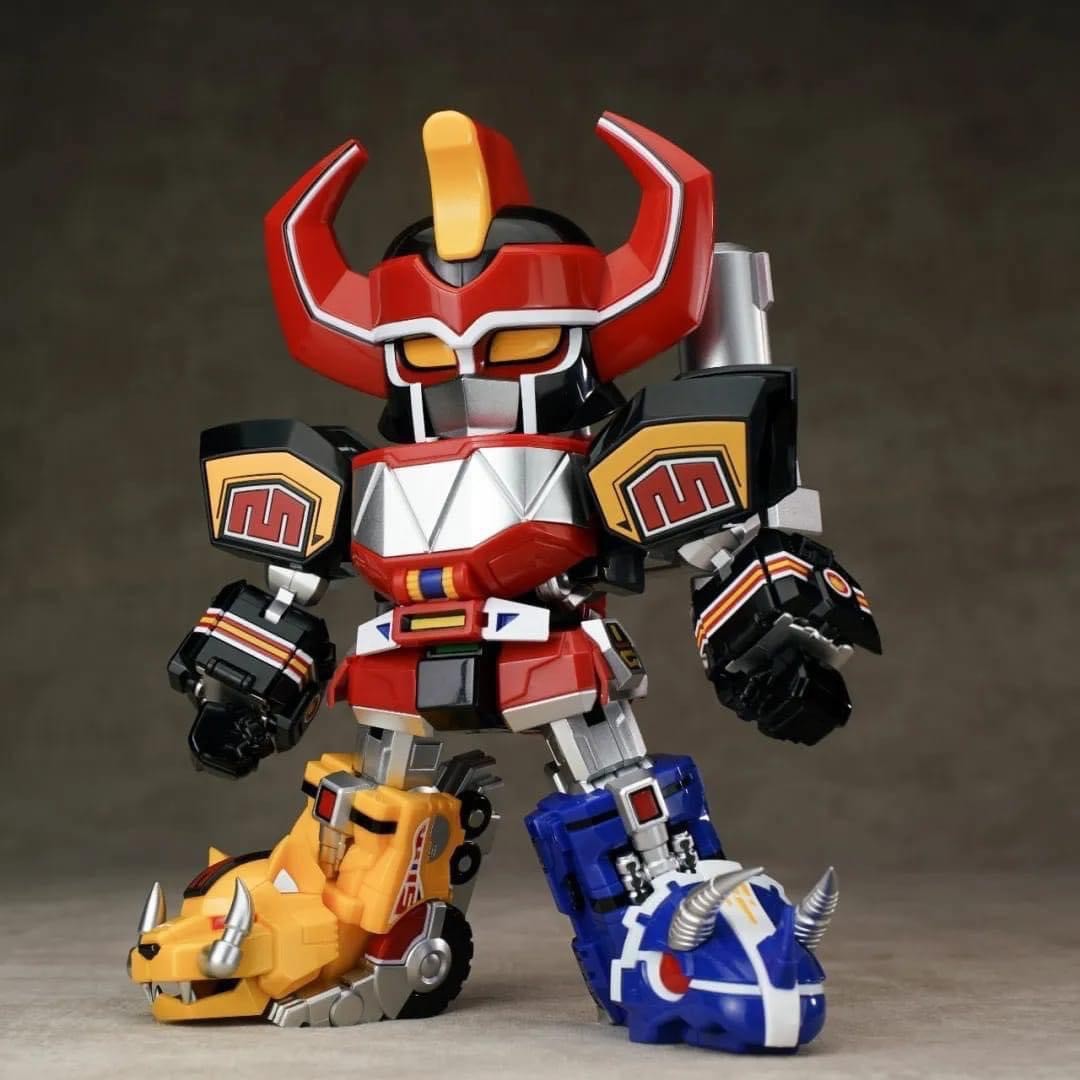 Kyoryu Sentai Zyuranger : MIGHTY DEFORMED Series 01 Daizyujin Dino Megazord by Action Toys