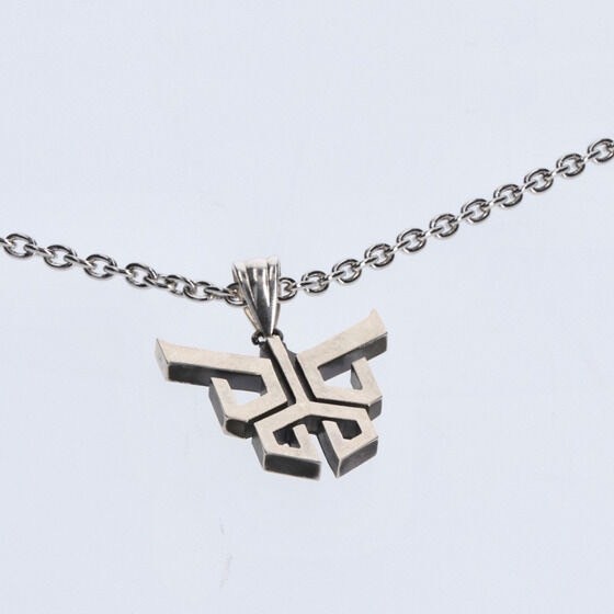 PRE-ORDER : Kamen Rider Kuuga Mark Motif Silver Necklace