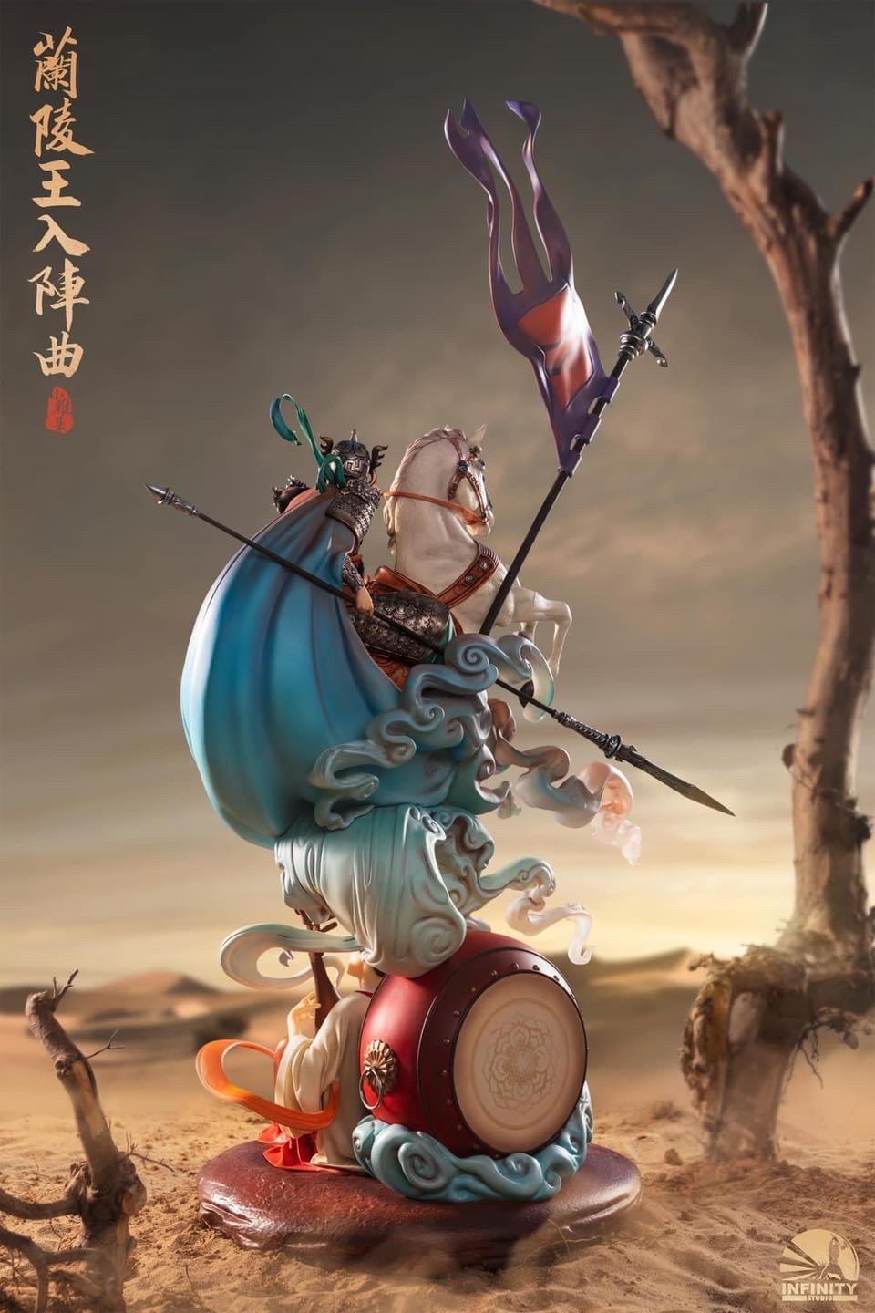 Pre-order : Elegant Beauties Series - Prince Lanling in Battle by Infinity Studio