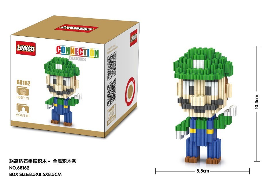 Linkgo 68161-68164 Super Mario (แบบเฟือง)