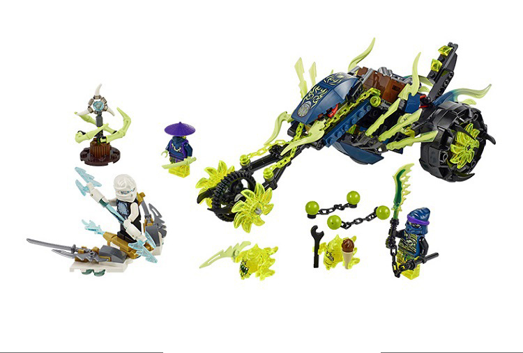 Bela 10395 Ninjago Chain Cycle Ambush 298pcs