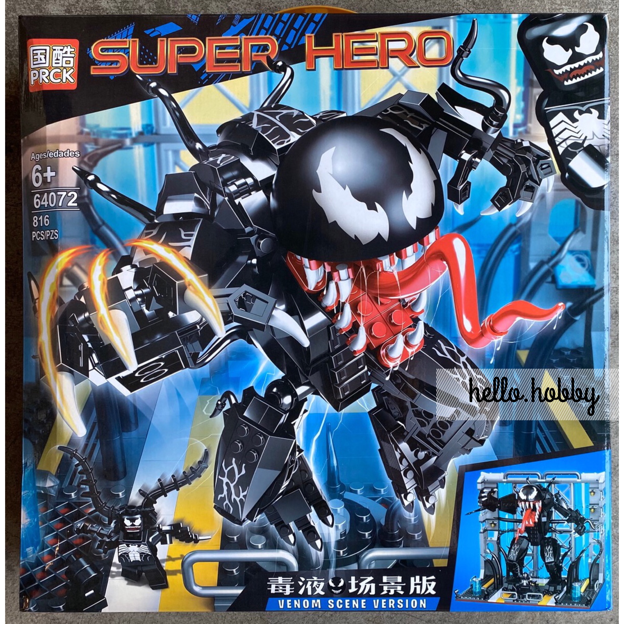 Prck 64072 Spiderman Venom Scene Version 816pcs