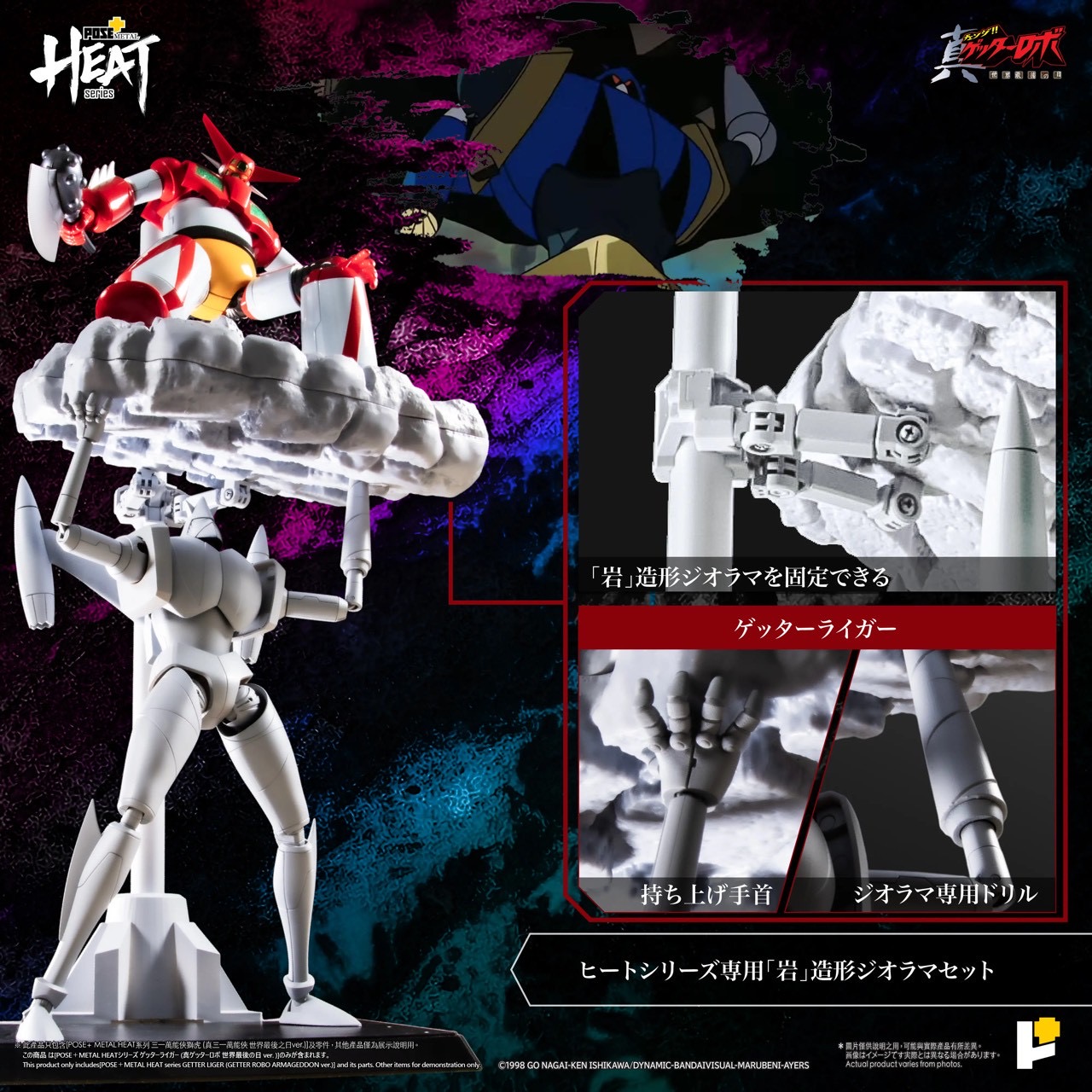 METAL HEAT Series Getter Liger (Getter Robo Armageddon ver.) by POSE+