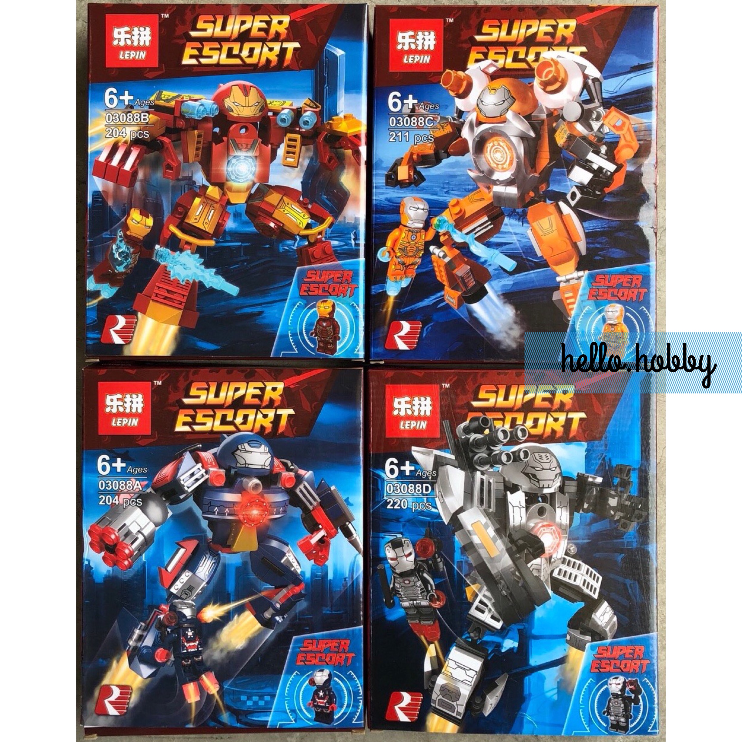 Lepin 03088 A-D Iron Man