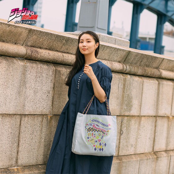 PRE-ORDER : ONOFFY FREE x JoJo's Bizarre Adventure: Diamond is Unbreakable Embroidery Bag