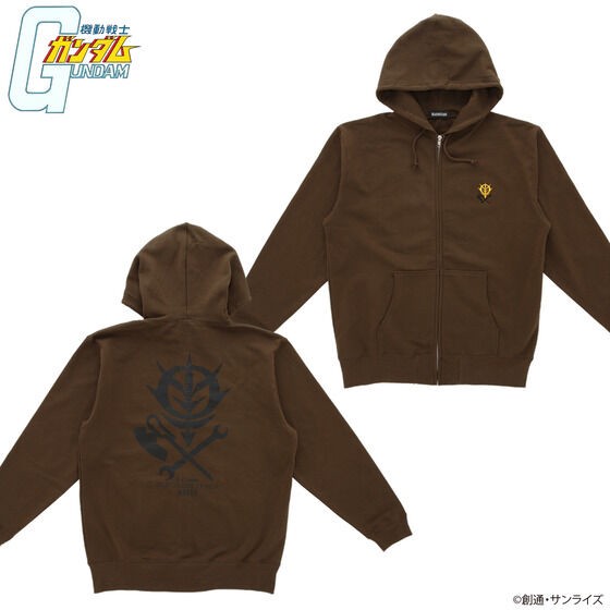PRE-ORDER : Mobile Suit Gundam Work Series Zip Hoodie