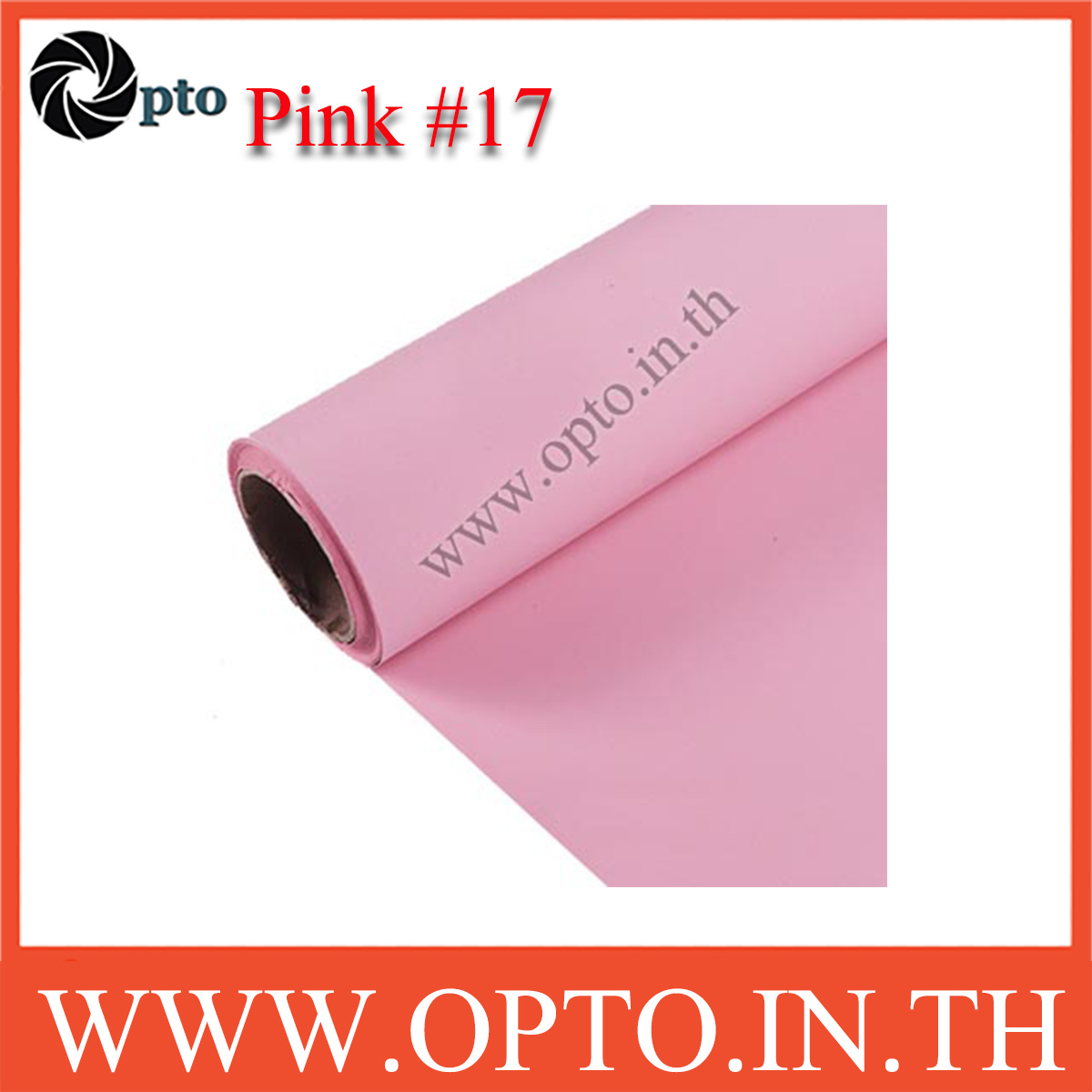 Pink Paper Background Backdrop 2.72x11m. ฉากกระดาษสีชมพู(No17)