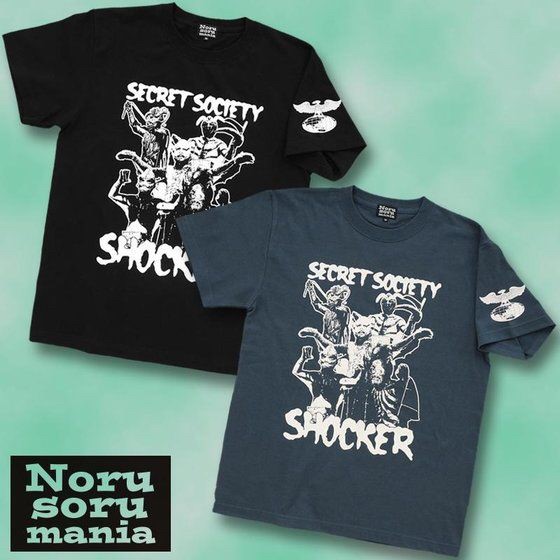 PRE-ORDER : Kamen Rider x Noru-Soru mania Collaboration T-shirt (Shocker Phantom) (Size S)