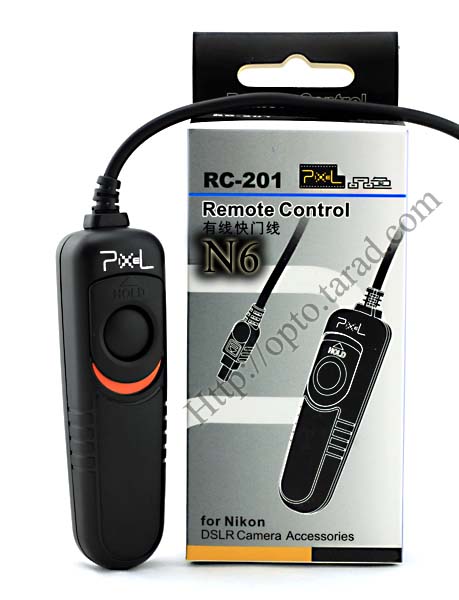 Pixel RC-201 สายลั่นชัตเตอร์ รีโมท Wired Remote N6 For Nikon D80/D70s