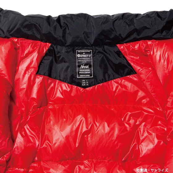 PRE-ORDER : STRICT-G NANGA "Mobile Suit Gundam Char's Counterattack" AURORA STAND JACKET Down Jacket