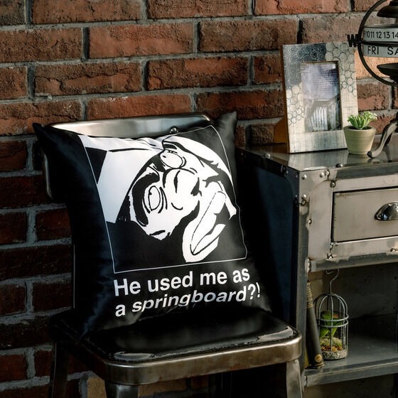 PRE-ORDER : Mobile Suit Gundam Did you use me as a stepping stone?! Series Cushion