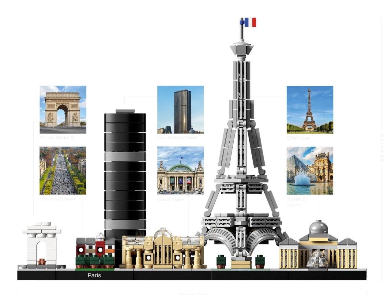 Lepin 17015 Paris 727pcs