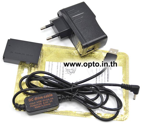 ACK-E12 USB+AC Adapter Battery LP-E12 for Canon Camera แบตเตอรี่แบบเสียบปลั๊กไฟหรือUSB