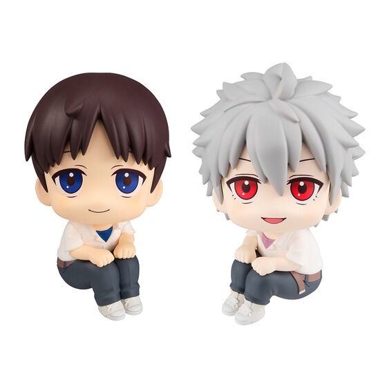 PRE-ORDER : Rukappu Evangelion New Theatrical Version Shinji Ikari & Kaworu Nagisa Set [Limited Bonus with Cushion]