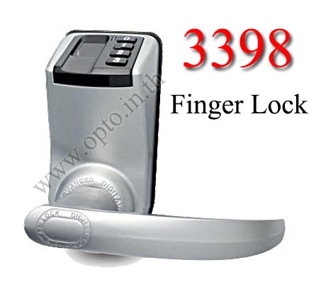 3398 ADEL Fingerprint Door Lock System FingerScan 3 in 1 Metal เครื่องสแกนนิ้วมือ