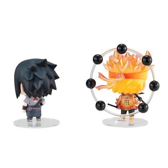 PRE-ORDER : Chimi Mega Buddy Series! Naruto Shippuden : Naruto Uzumaki & SAsuke Uchiha Ninkai Taisen Set (with limited benefits)