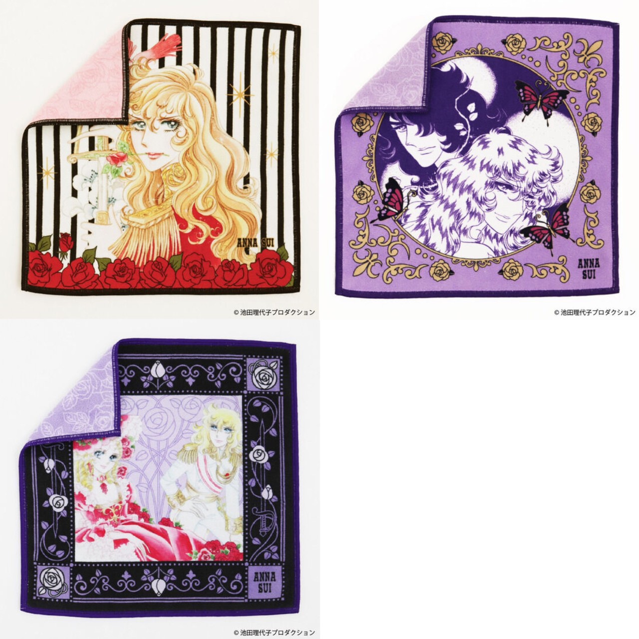 PRE-ORDER : Rose of Versailles ANNA SUI Smartphone Wiping Handkerchief