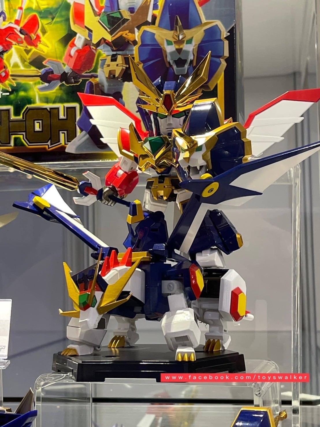 หุ่นเหล็ก SD - ES Gokin - Matchless Raijin-Oh - Bakuryu-Oh by Action Toys