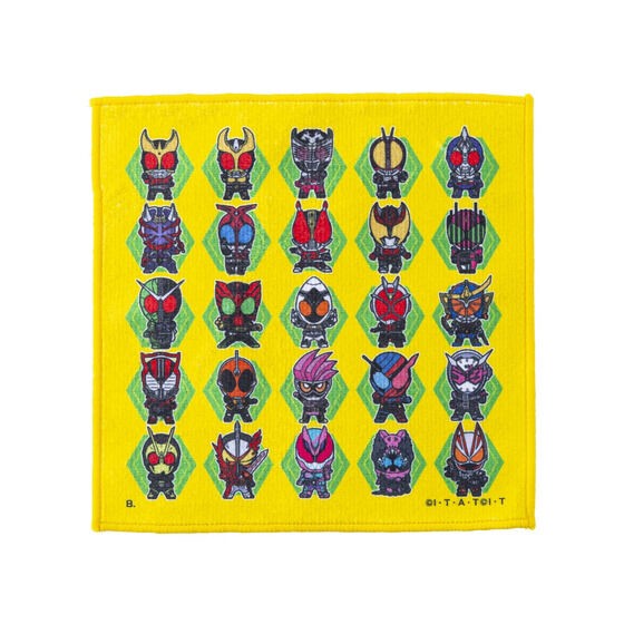 PRE-ORDER : Kamen Rider Geats & Kamen Rider Series Deformed Mini Towel