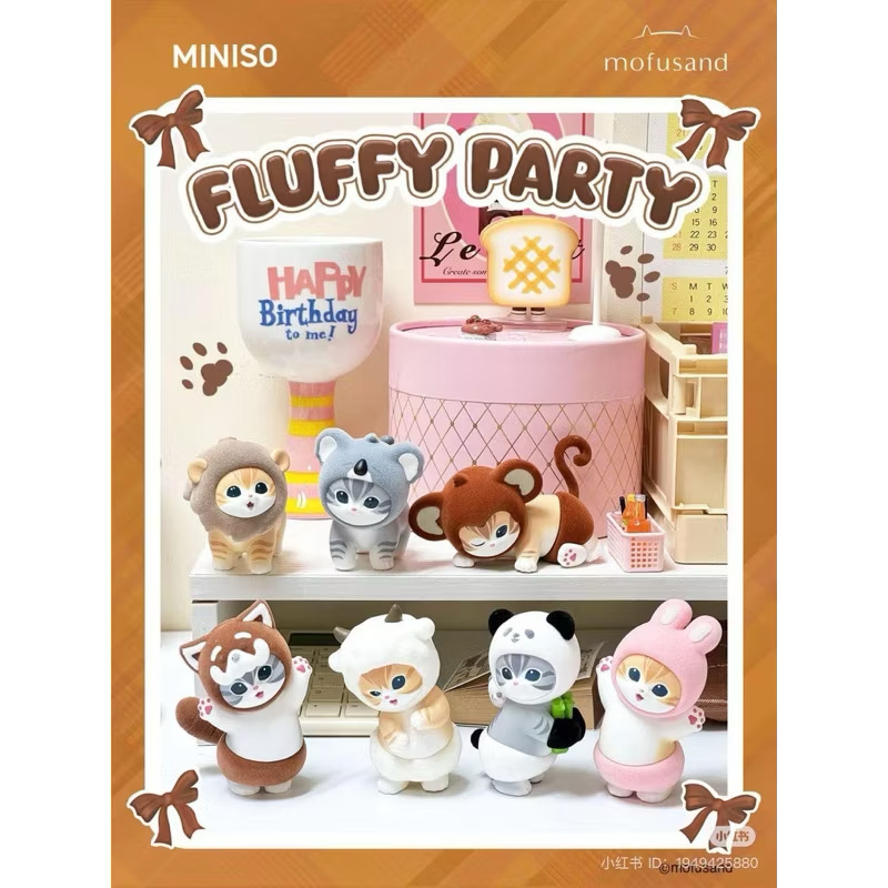 Mofusand Fluffy Party Series by Miniso
