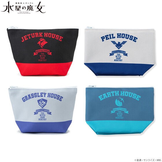 PRE-ORDER : Mobile Suit Gundam The Witch from Mercury Asticasia College of Technology Dormitory Motif Pouch (4 types in total)