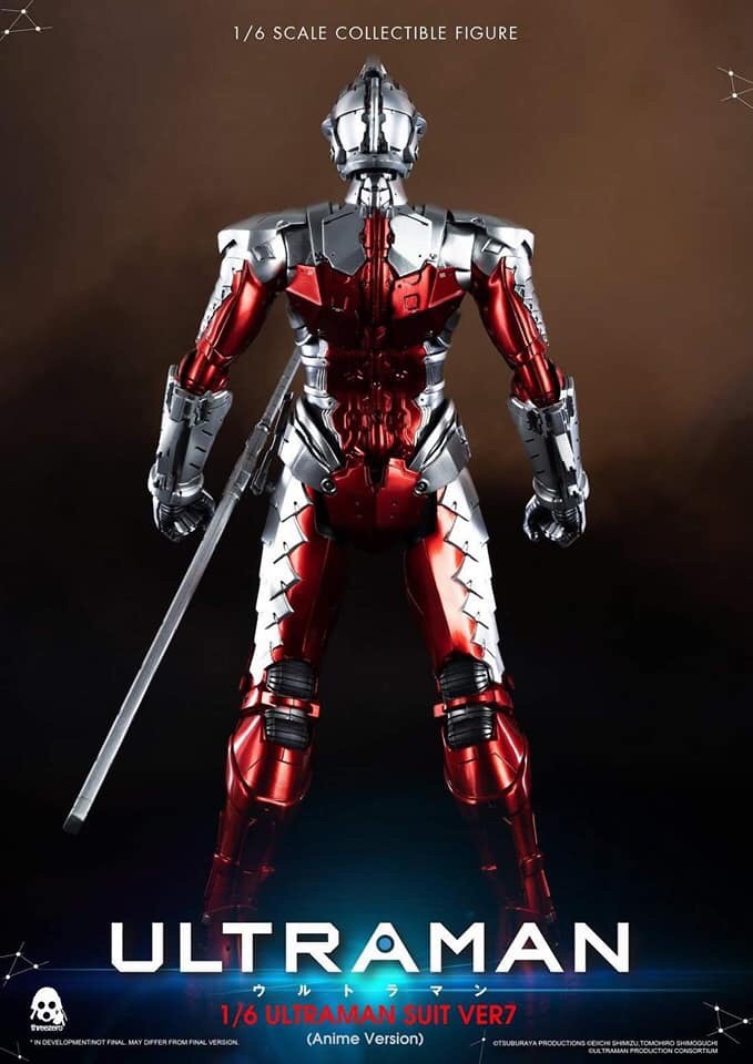 Pre-order : Ultraman Suit Ver 7 (Anime Version) 1/6 Scale Collectible Figure By THREEZERO