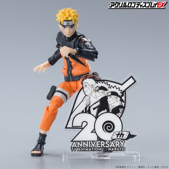 PRE-ORDER : Acrylic Logo Display EX Naruto 20th Logo