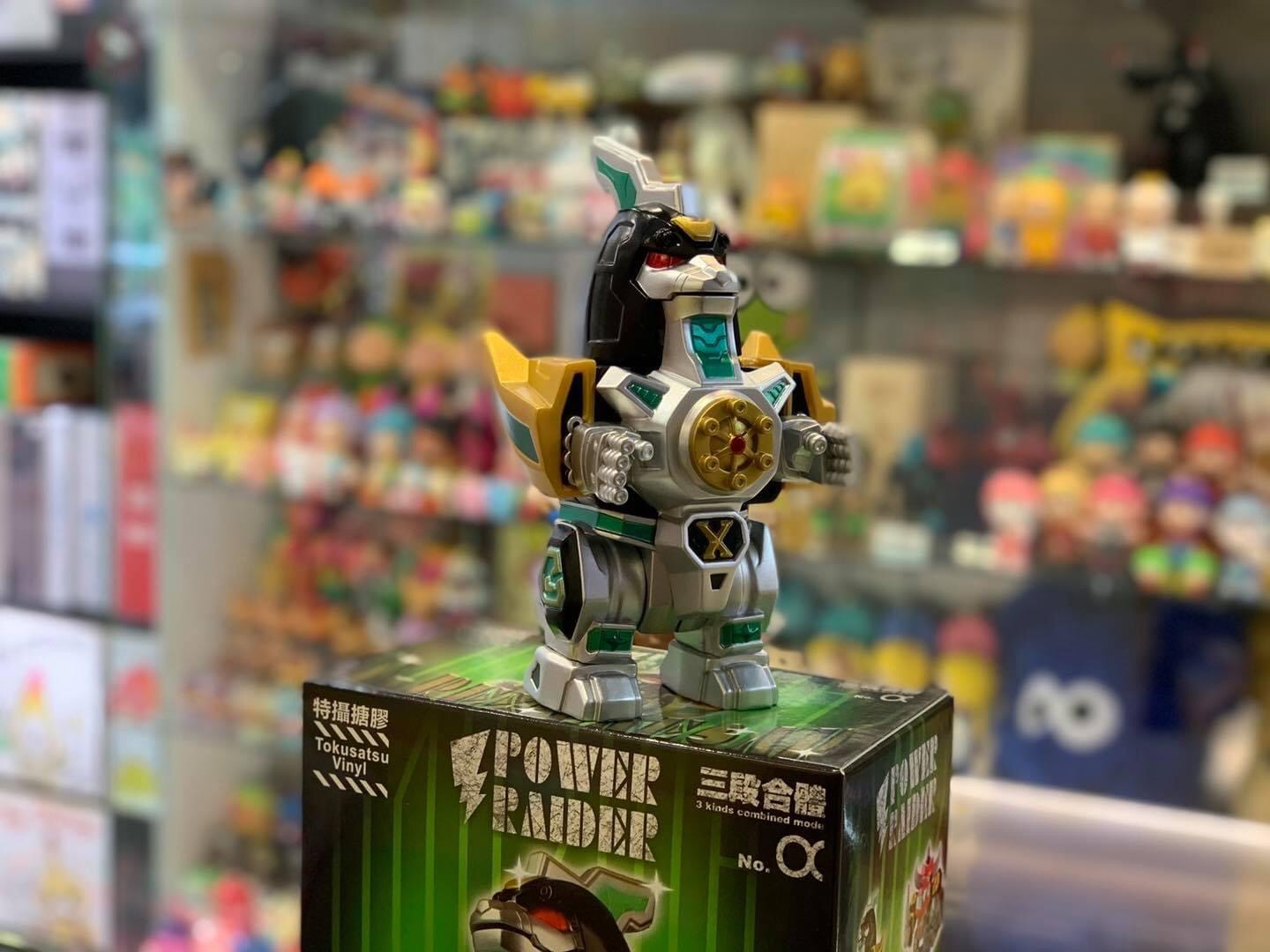 Tokusatsu Vinyl series: T-Rex Caesar Power Raider by Black Seed Toys 4,000฿