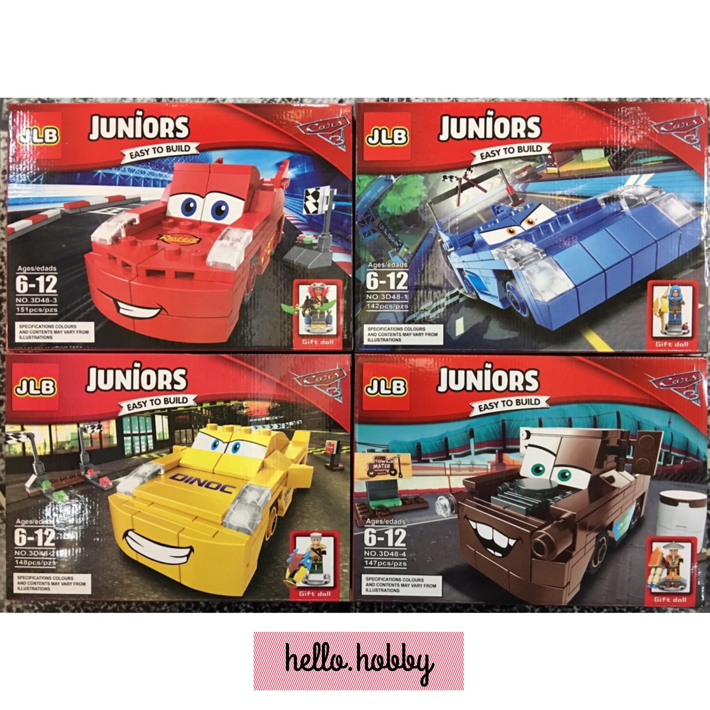 JLB 3D48 1-4 Cars