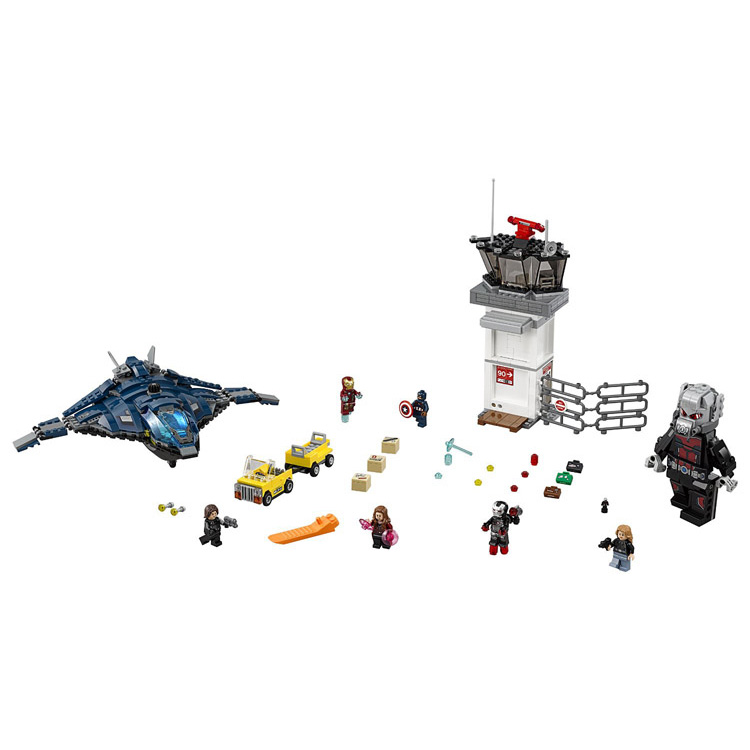 Decool 7123 Super Hero Airport Battle 807pcs