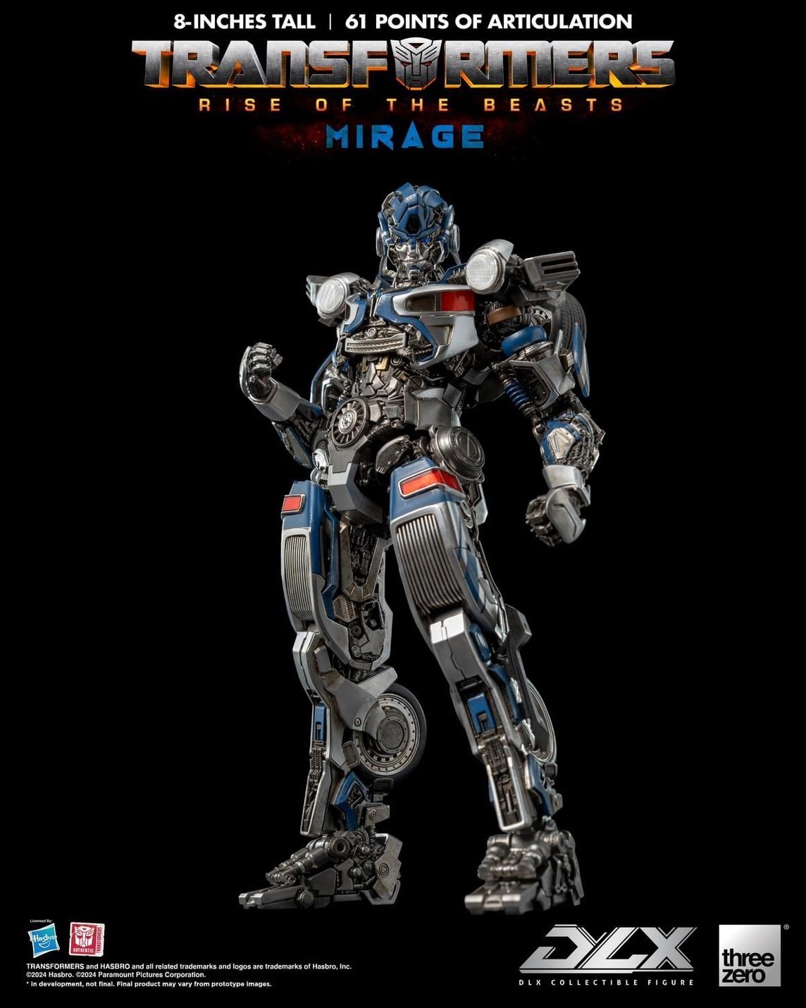Pre-order : Transformers: Rise of the Beasts DLX Mirage Action Figure by ThreeZero