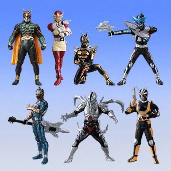 HG Kamen Rider 36 ~ZECT No Shikaku Hen~ Gashapon by Bandai (Set of 7)