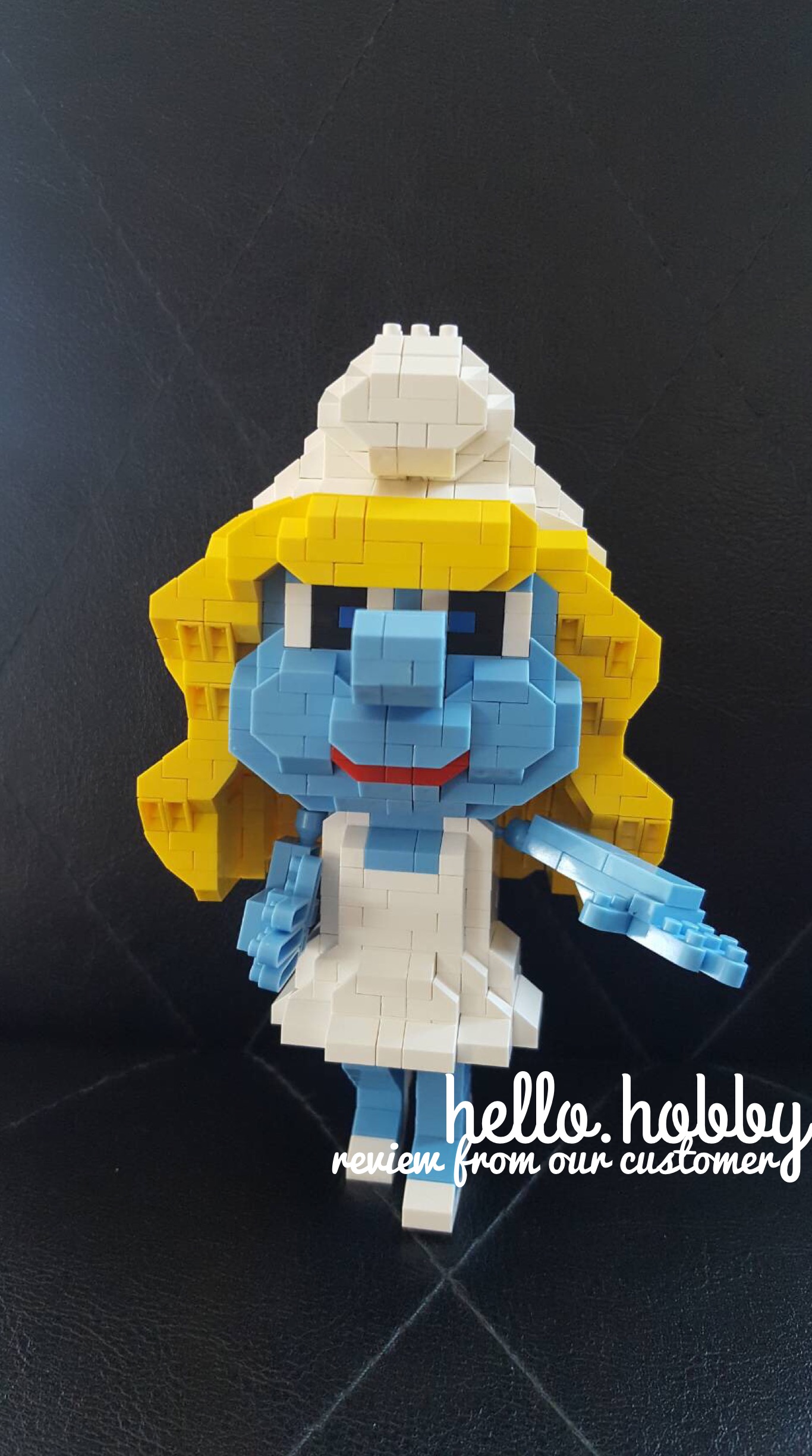 LOZ 9754 The Smurfs Smurfette 980pcs