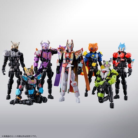 PRE-ORDER : Revolve Change Figure PB09 Kamen Rider Geats Oneness & X Geats Set